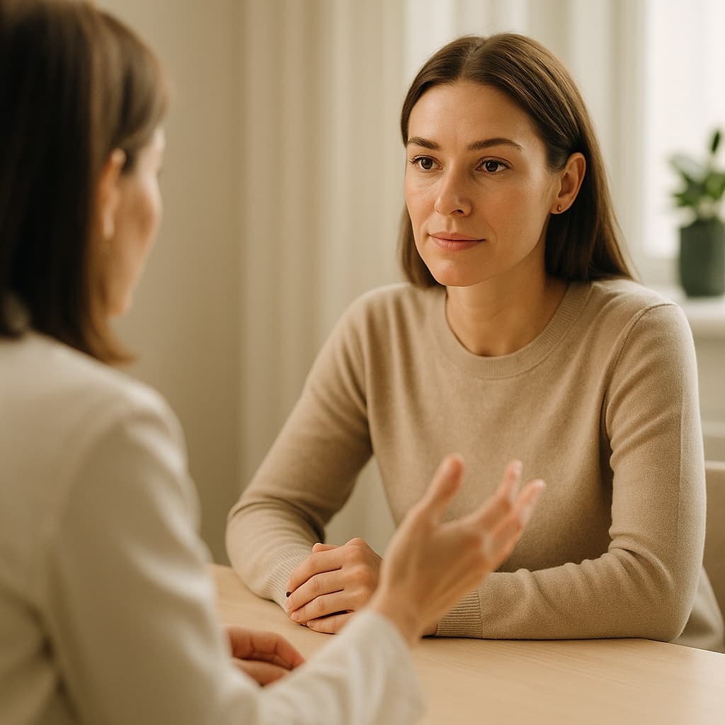 A consultation room at Rose Beauty Clinic
